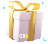 Receba seus bônus de boas-vindas no 68k